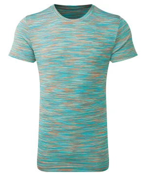 TriDri® space dye performance t-shirt | Orange/Mint