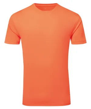 TriDri® textured recycled tee | Lightning Orange