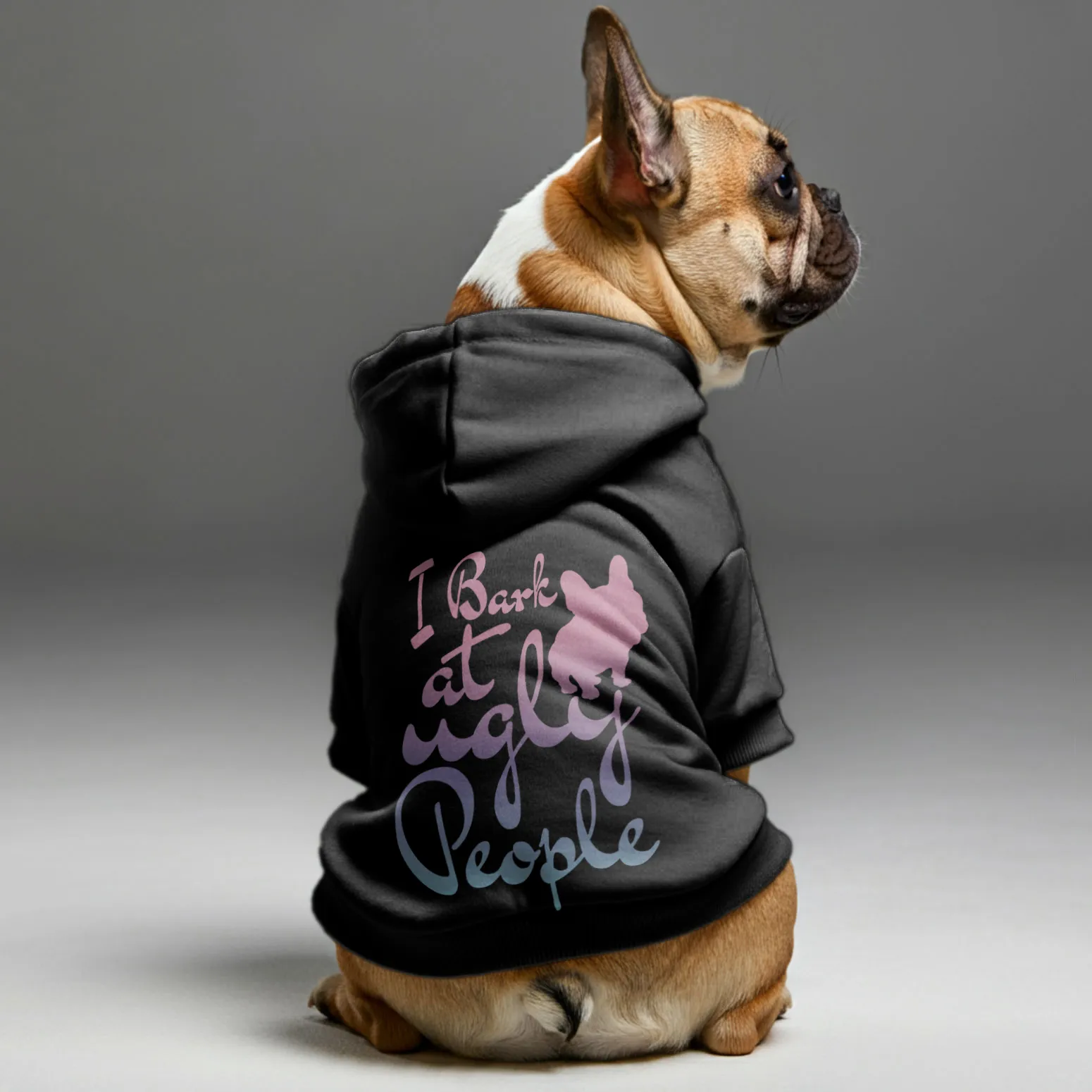 Ugly People - Personalized French Bulldog Hoodies with Funny Quotes – Stylish, Cozy, and Premium 100% Cotton