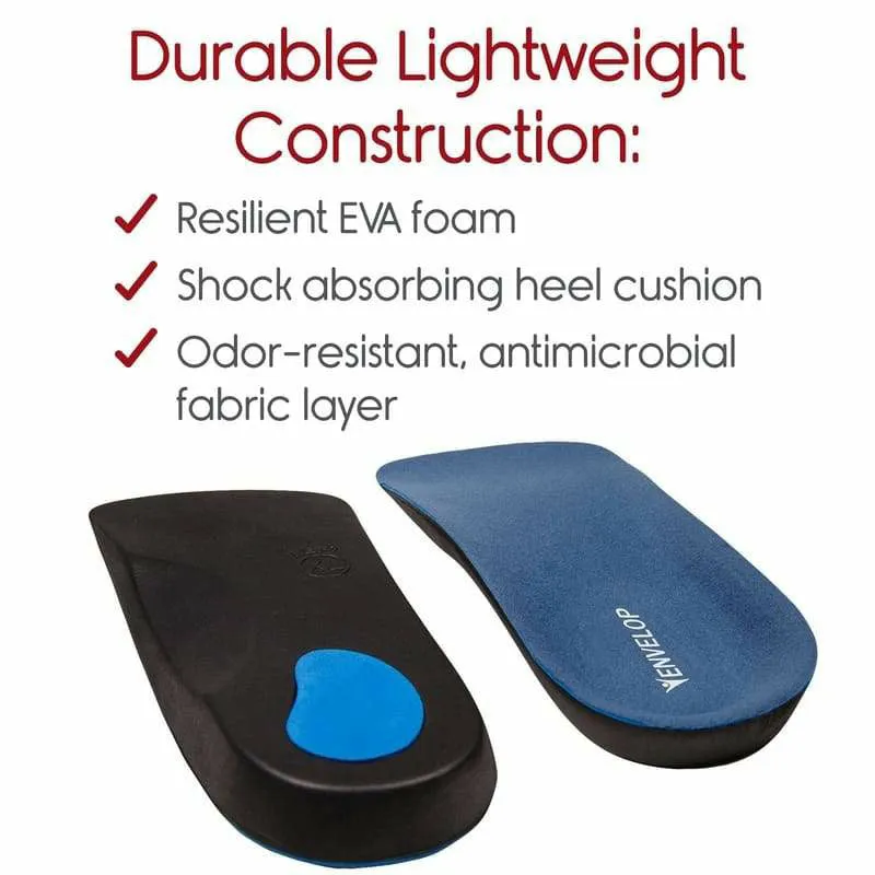 Vive Health Envelop 3/4 Length Shoe Inserts - Blue