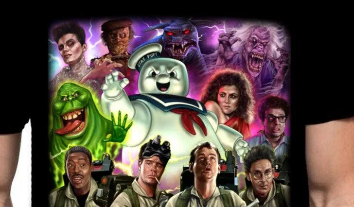 Who Ya Gonna Call - Classic Movie Art - T-Shirt by Peter Panayis