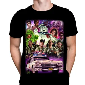 Who Ya Gonna Call - Classic Movie Art - T-Shirt by Peter Panayis