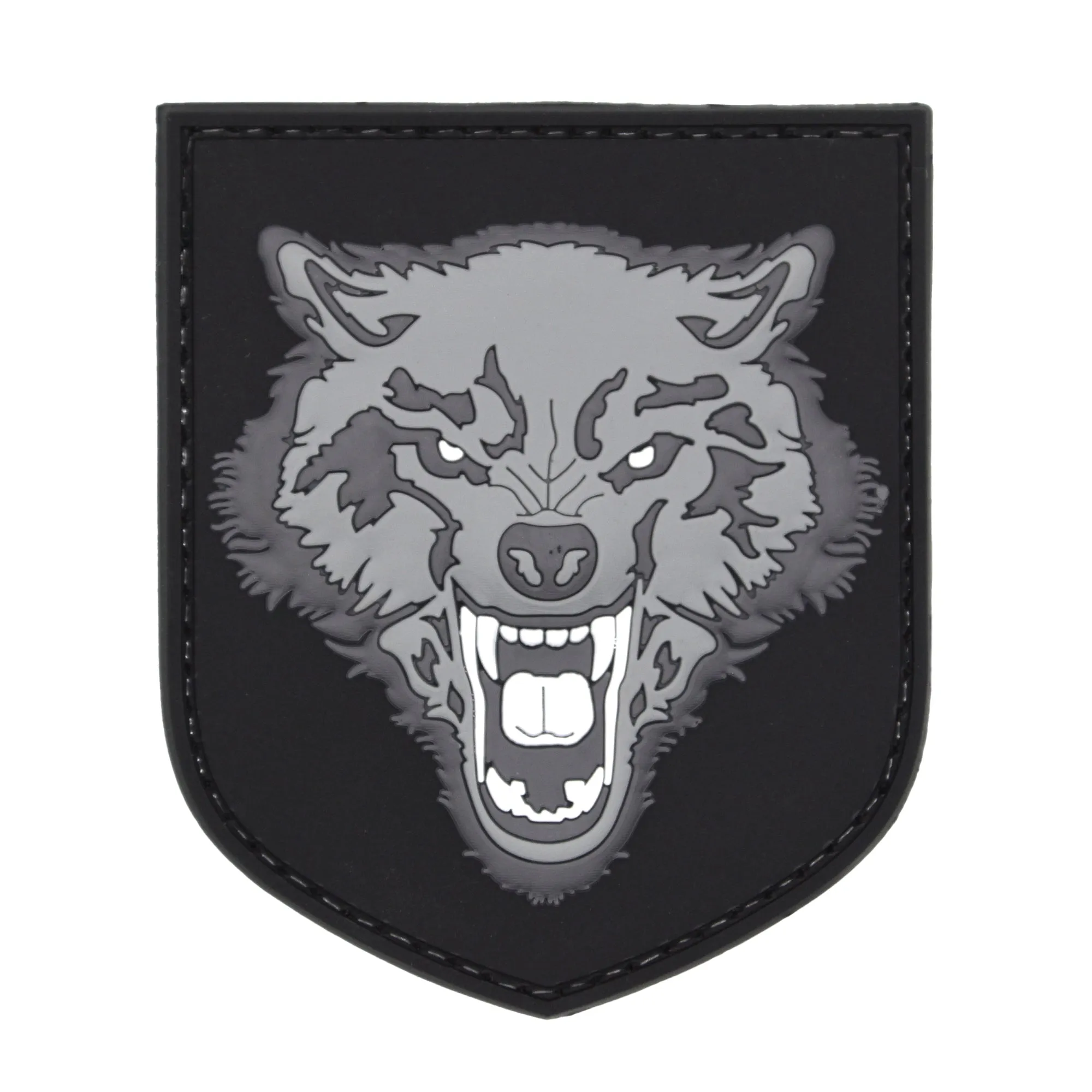 Wolf Face Patch Black/Gray