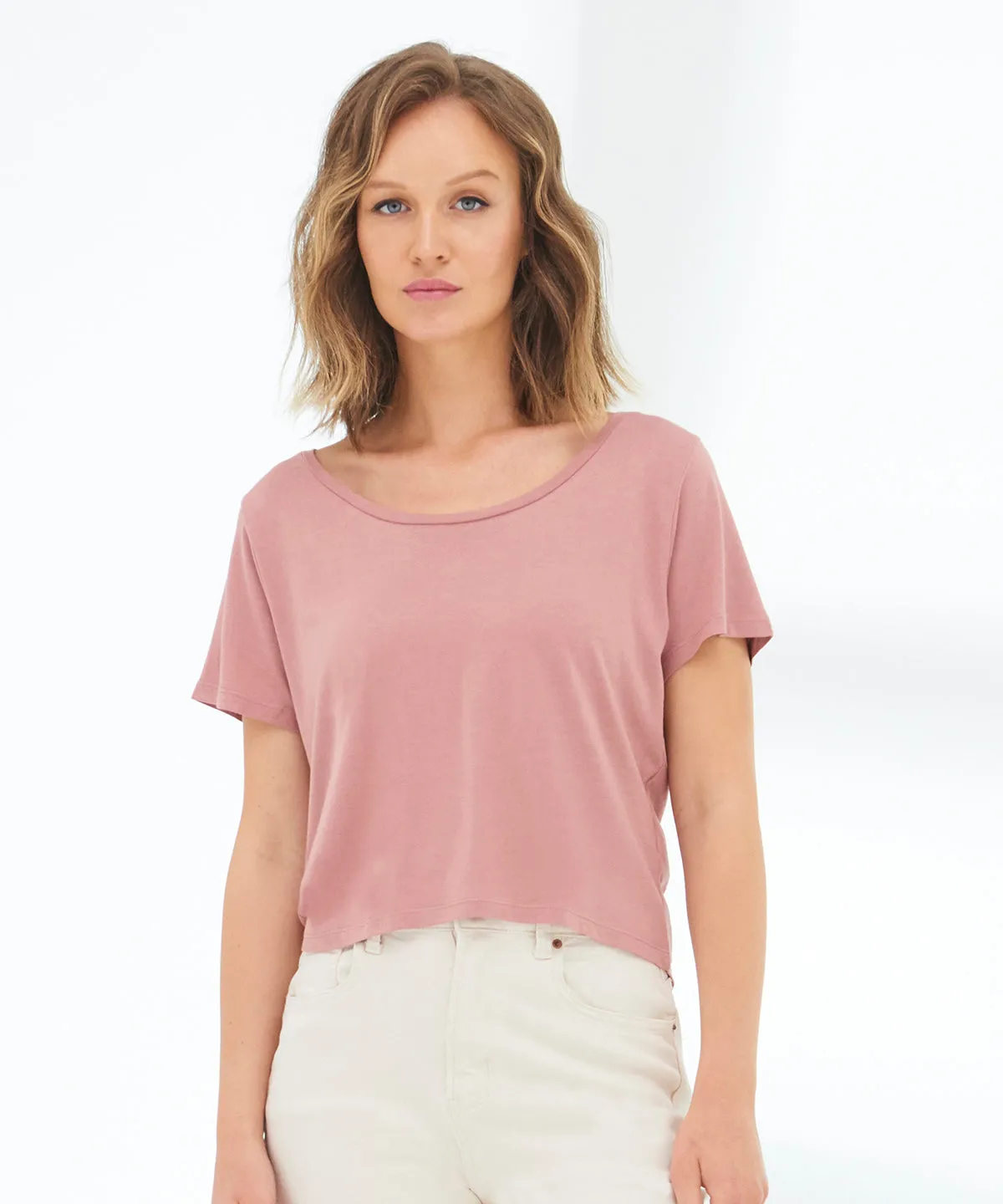 Womens Daintree EcoViscose tee | Fern Green