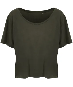 Womens Daintree EcoViscose tee | Fern Green