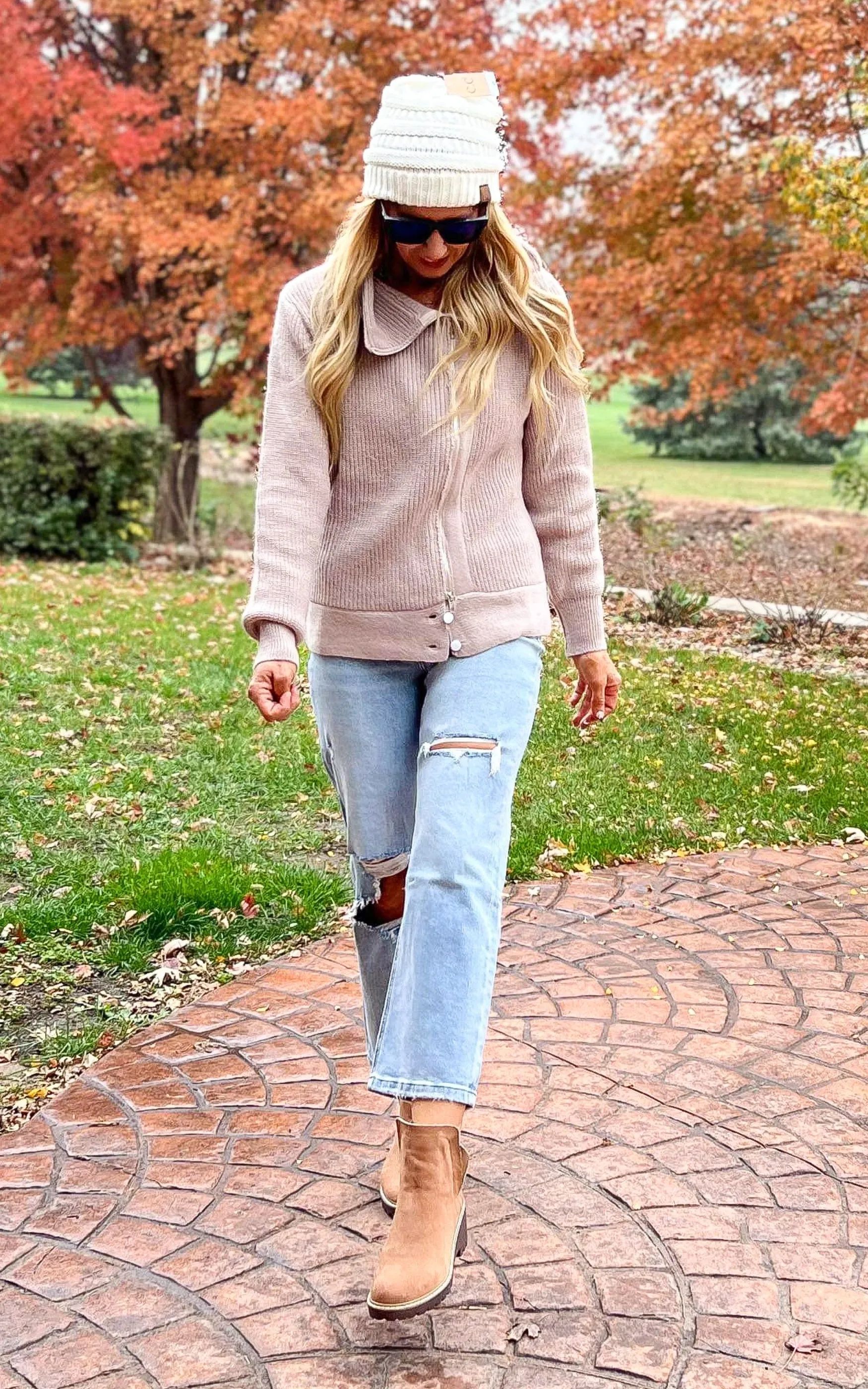 Wrap Up in Our Favorite Mocha Latte Sweater Jacket