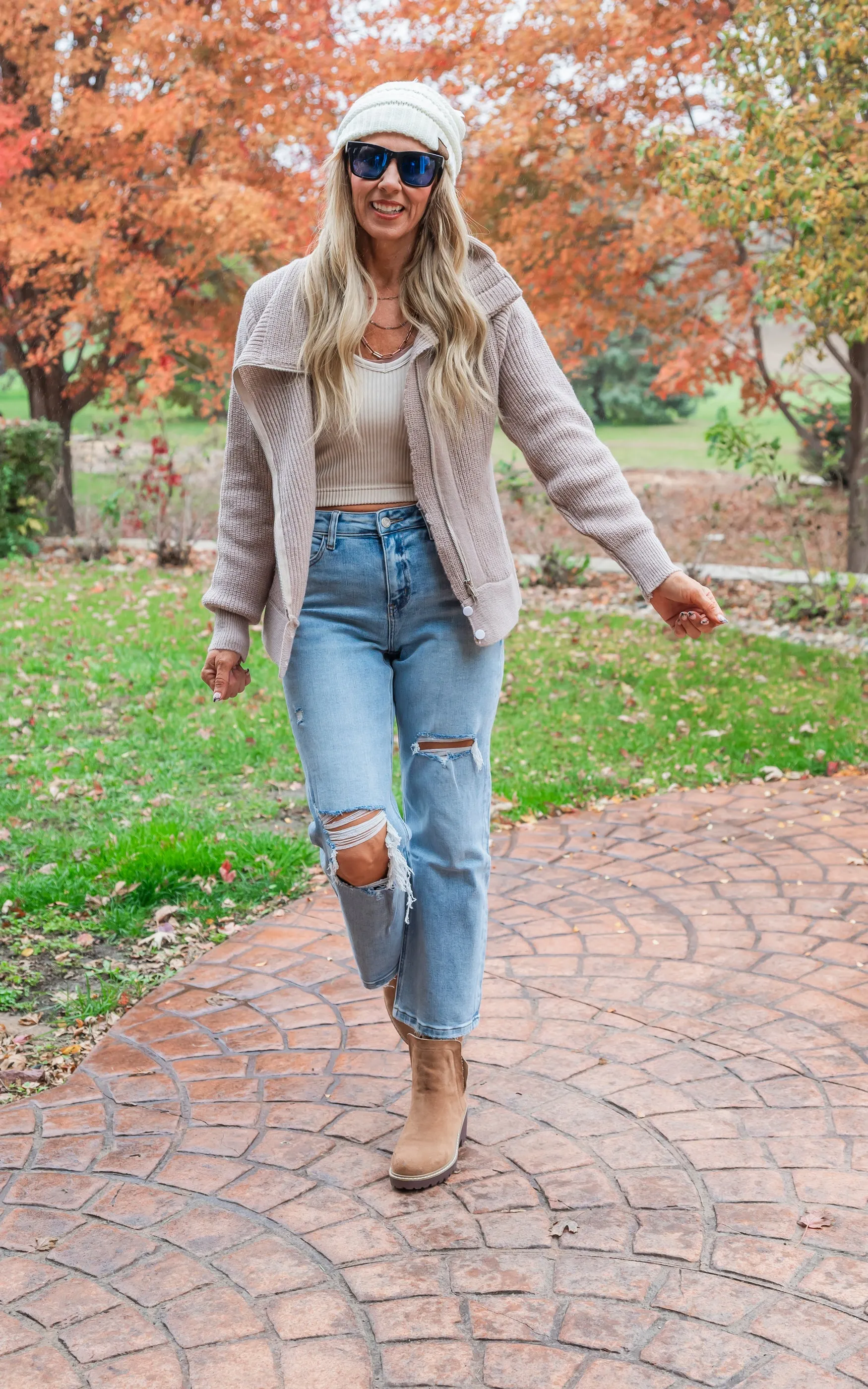 Wrap Up in Our Favorite Mocha Latte Sweater Jacket