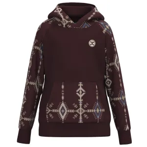 Youth "Summit" Maroon / Aztec Hoody