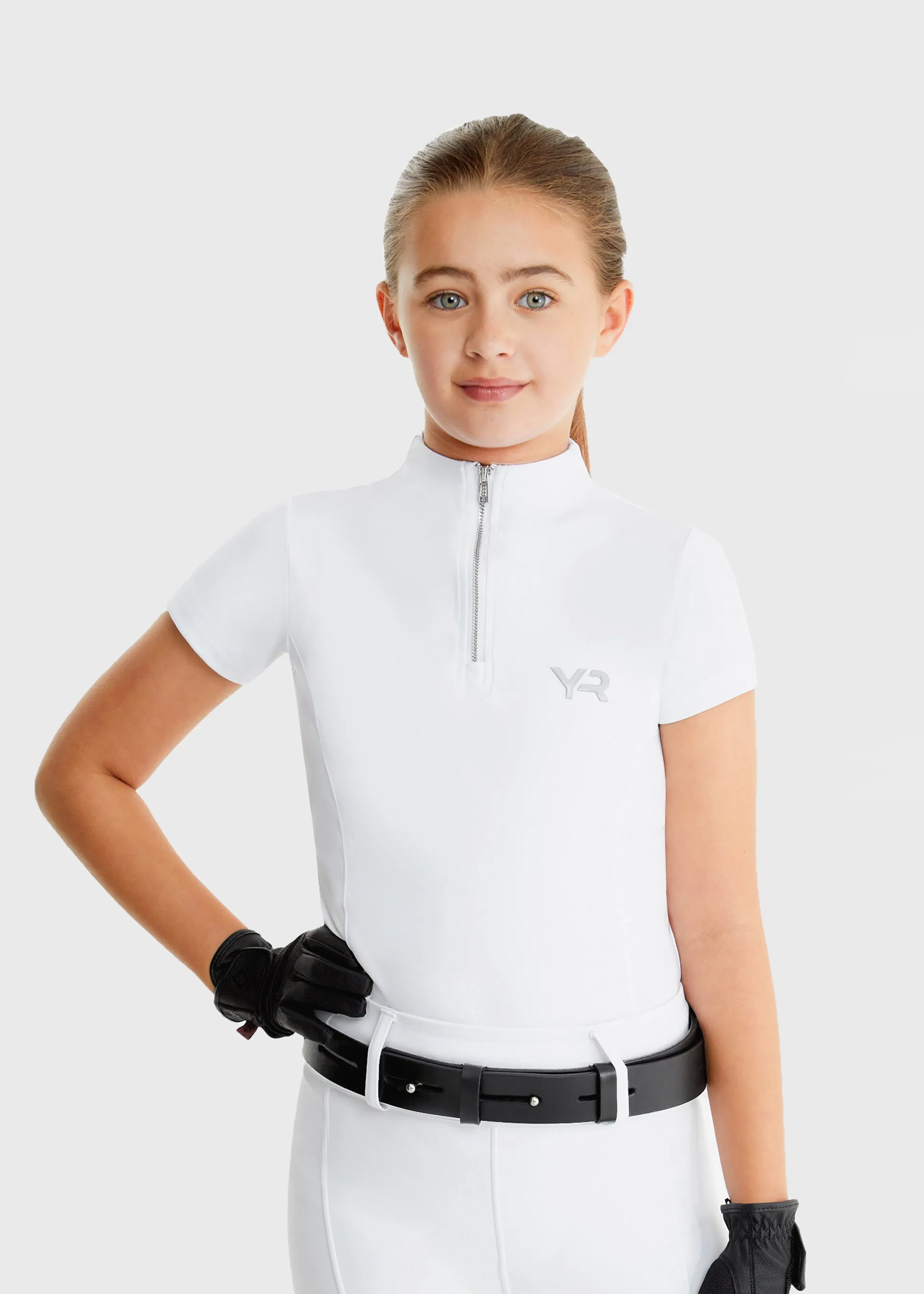 YR White Short Sleeve Base Layer